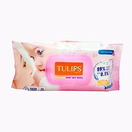 tulips baby wet wipes- 72 wipes