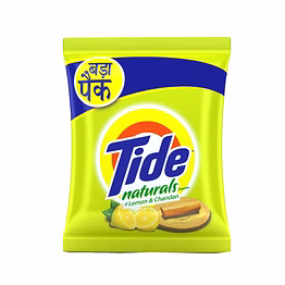 tide naturals detergent powder lemon & chandan - 800 gms