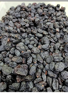 Afghani black raisins