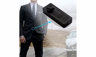 Button 720p. HD Ready Wired DV Portable Video Button Camera, Video Audio Recorder DVR Digital Camcorders Security Camera (Button Camera-1)