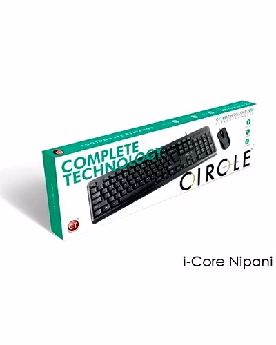 Circle C 41 Keyboard and Mouse Combo USB Wired-C41