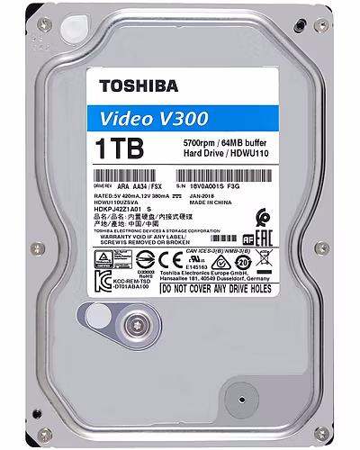 Toshiba HDWU110UZSVA 1TB V300-HDWU110UZSVA