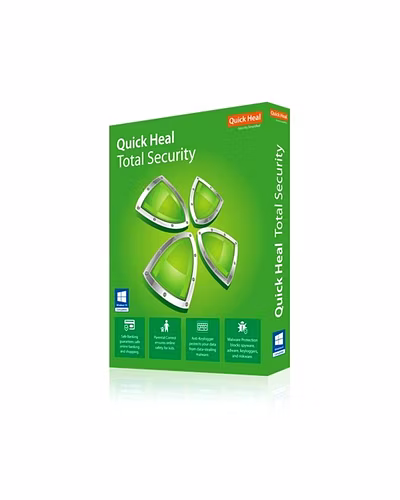 Quick Heal Total Security (3 PCs / 1 year)-Quick