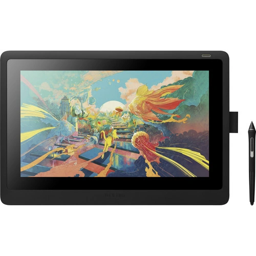 Wacom Cintiq 16 Creative Pen Graphic Tablet with Vibrant HD Display and Pro Pen 2 (DTK-1660)-WACOM-DTK-1660-K1