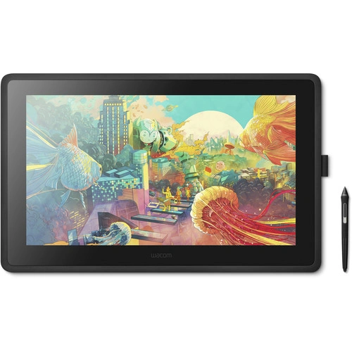 Wacom Cintiq 22 21.5 Inch/55.8 x54.6 cm Creative Pen Graphic Tablet | Vibrant 1920x1080 HD Display | Battery-free Pro Pen 2 | 8192 Levels Pressure|MacOS &amp; PC Supported - Medium (DTK-2260/K0-CX)-Wacom-DTK-2260