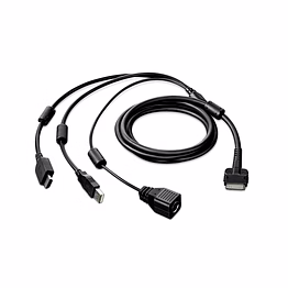 wacom high-quality 3-in-1 cable for interactive pen displays - compatible with dtk-1651 / dth-1152