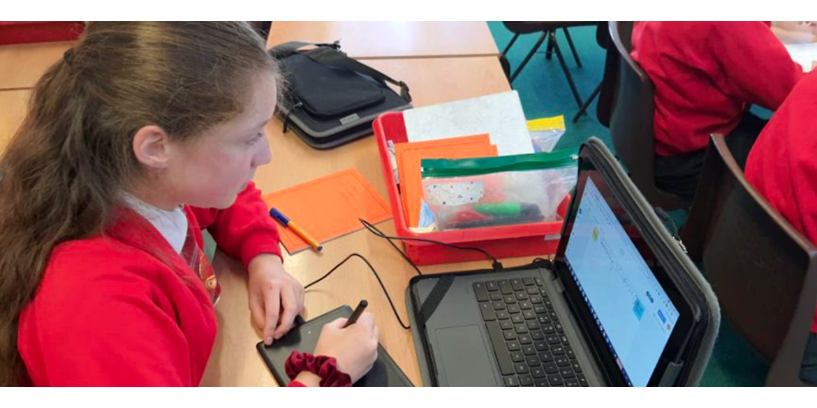 Enhancing Digital Lessons on Chromebooks with One by Wacom Drawing Tablets
