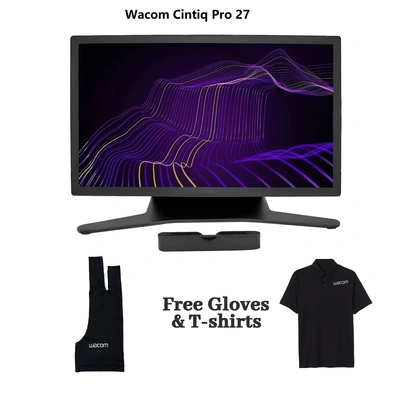 Wacom Cintiq Pro 27 Creative Pen Display (4K Graphic Drawing Monitor with 8192 Pen Pressure and 99% Adobe RGB (DTH271K0B)