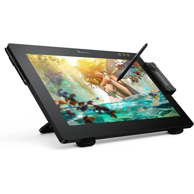 Xencelabs Pen Display 24, 4K Drawing Monitor with Quick Keys, 99% Adobe RGB Graphic Drawing Display, 2 Battery-Free Pens, 8192 Levels Pressure for Win/Mac/Linux, Black