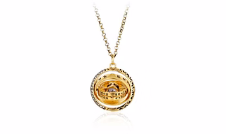 100 Language I Love You Projection Astronomical Ball Pendant Necklace Vintage Crystal Openable Sphere Necklaces Jewelry