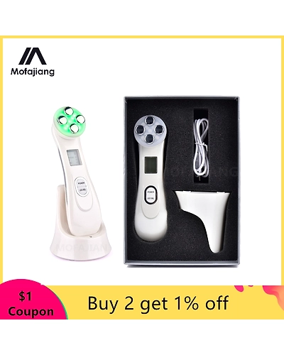 Facial Skin Rejuvenation RF EMS Mesotherapy Face Lifting Skin Tightening Device LED Photon Blackhead Acne Remover Anti Wrinkle-33038398205