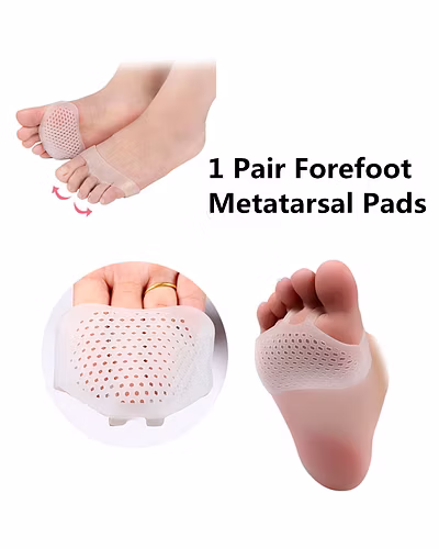 Silicone Forefoot Metatarsal Pads Pain Relief Orthotics Foot Massage Anti-slip Protector High Heel Elastic Cushion Foot Care-32870277000