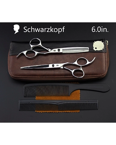New Profissional Hairdressing Scissors Hair Cutting Scissors Set Barber Shears High Quality Salon 6.0inch Multi-color optiona-32417255896