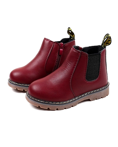 COZULMA Girls Boys Winter Boots With Fur Fashion Kids Boots for Girls Boys Children Autumn Shoes Baby Kids Non-Slip Martin Boots-32909913999