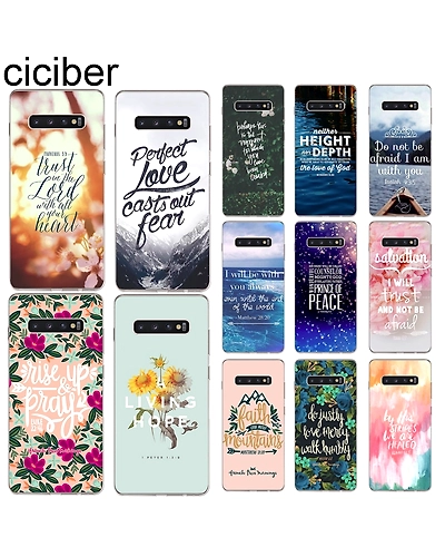 ciciber Bible Case For Samsung Galaxy S20 S20+ S10 S9 S10+ S8 S7 S6 S10e Ultra Note 10 9 8 Edge Plus Cover Funda Silicone Coque-4000603765029