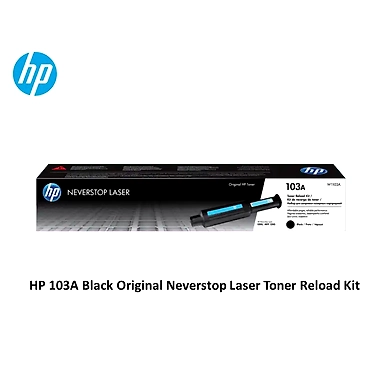 HP 103A Black Original Neverstop Laser Toner Reload Kit-W1103A