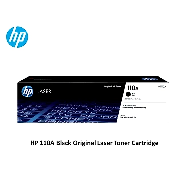 HP 110A Black Original Laser Toner Cartridge-W1112A