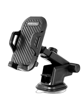 Portronics Clamp M POR-116 Car Mobile Holder (Black)