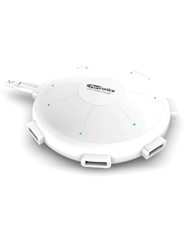 Portronics POR 343 UFO 6 Ports 8A Home Charging Station (White)