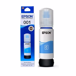 original epson 001 cyan 70ml ink bottle (c13t03y298)