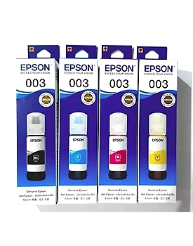 Original Epson 003 Ink 65ml 1 Set of Colors for Epson's Printer (L3100, L3101, L3110, L3150)