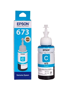 Epson Original 673 (T6735) Light Cyan Ink Bottle 70ML C13T673598