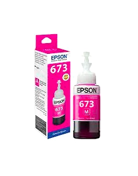 Original Epson ink Bottle- 673, Magenta C13T673398
