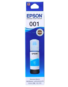 Original Epson 001 Cyan 70ML Ink Bottle (C13T03Y298)