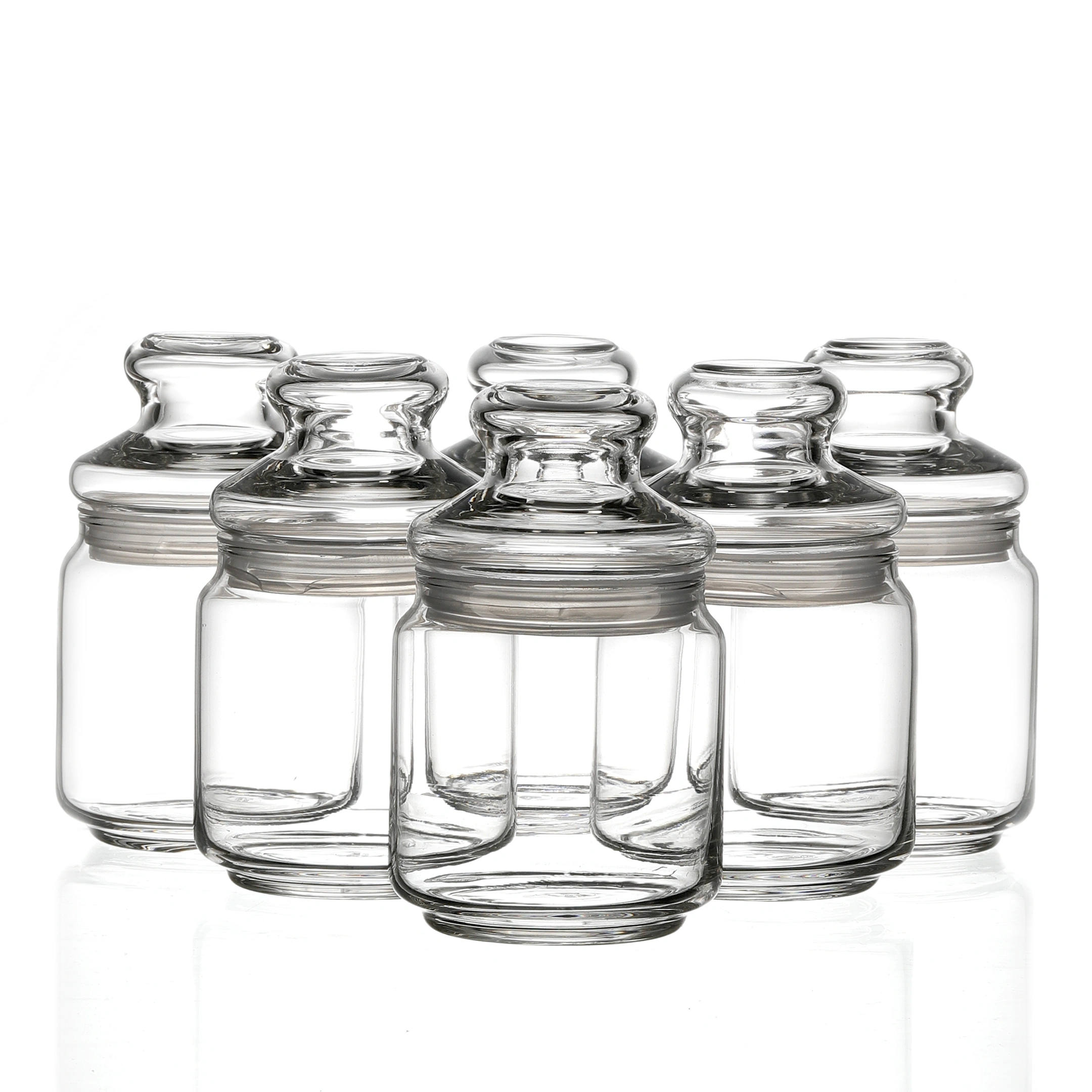 Ocean Glass Pop Jar 500 ml with Glass Lid - Set of 6-1