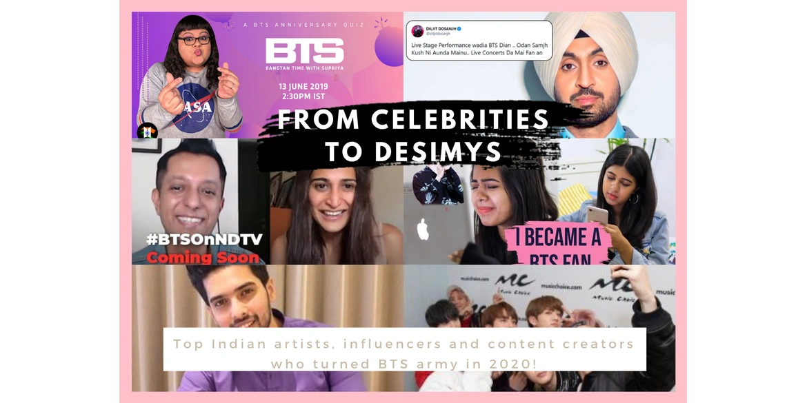 Top Indian artists, influencers and content creators who turned BTS