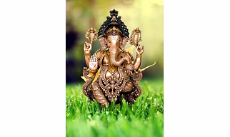 Brass Ganesha Statue