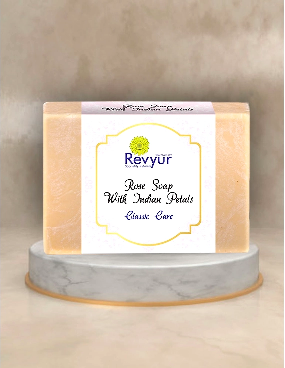 Revyur Rose Soap With Indian Petals Classic Care-Revyur-94