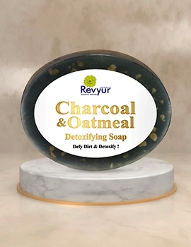 Revyur Charcoal &amp; Oatmeal Detoxifying Soap-Revyur-100-sm