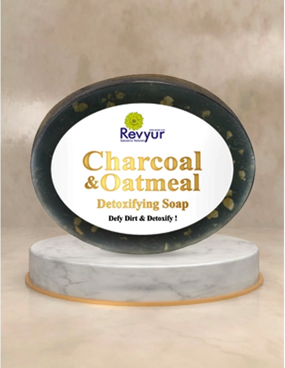 Revyur Charcoal &amp; Oatmeal Detoxifying Soap-Revyur-100