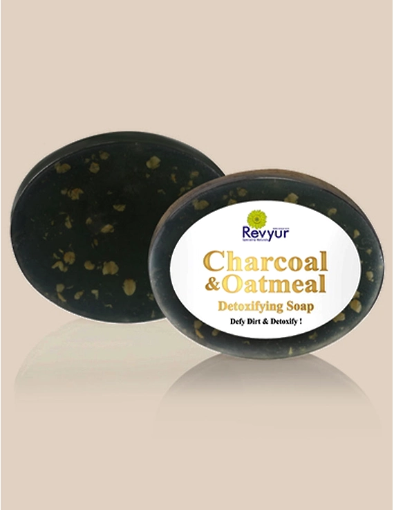 Revyur Charcoal &amp; Oatmeal Detoxifying Soap-2