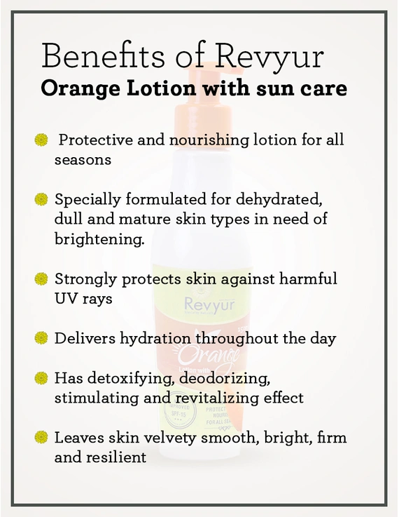 Revyur Orange Lotion With Sun Care-1