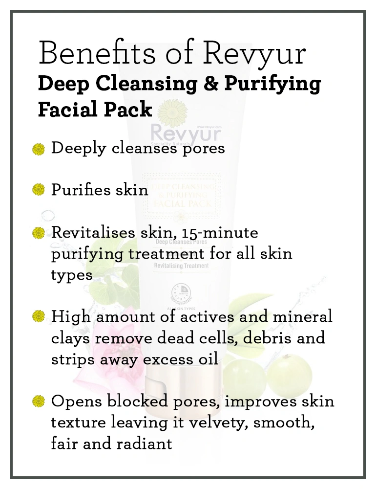 Revyur Deep Cleansing &amp; Purifying Facial Pack-100-1