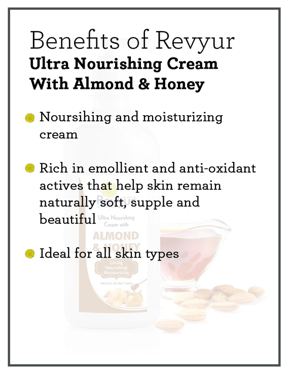 Revyur Ultra Nourishing Cream With Almond &amp; Honey-500 gm-2