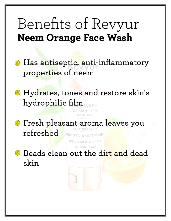 Revyur Neem Orange Face Wash-1