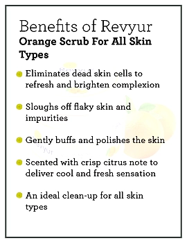 Revyur Orange Scrub For All Skin Types-200 gm-1-sm