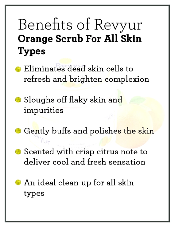 Revyur Orange Scrub For All Skin Types-200 gm-1