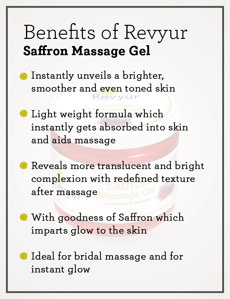 Revyur Saffron Massage Gel-500 gm-1