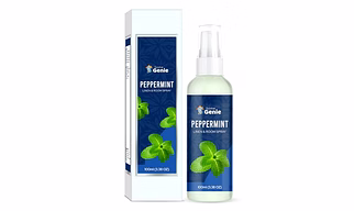 Home Genie Peppermint Linen And Room Spray Air Freshener | Long Lasting Aromatic Scent | Made With Essential Oils - 100ml / 3.38 fl oz