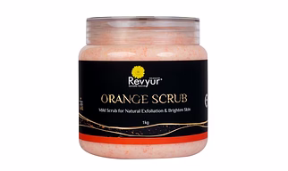 Revyur Specialities Natural Orange Face Scrub 1000 Gms  (Mild Scrub for Natural Exfoliation & Brighten Skin)