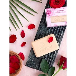 Revyur Speciality Naturals Revitalizing Rose Soap With Indian Petals 