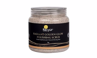 Revyur Speciality Naturals Radiant Golden Glow Polishing Scrub, 1kg ((Gentle Exfoliation Scrub for Whitening Complexion ))