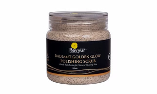 Revyur Speciality Naturals Radiant Golden Glow Polishing Scrub 500g (Gentle Exfoliation for Natural Glowing Skin )