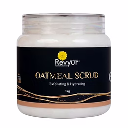 revyur revvur speciality naturals oatmeal scrub 1 kg ((exfoliating &hydrating))