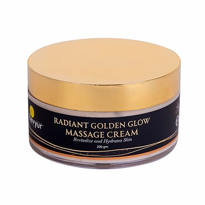 revyur speciality naturals radiant golden glow massage cream 200 gm (revitalize and hydrates skin)