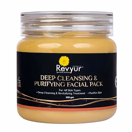 revyur speciality naturals deep cleansing & purifying facial pack 500gm ( deep cleansing & revitalizing treatment,purifies skin)